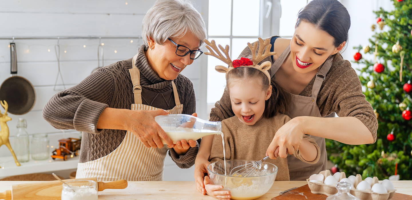 family holiday baking